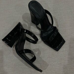 Chic Black Women's Block Heels